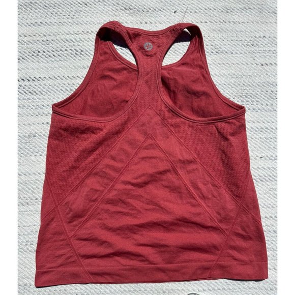 Papaya Active Tank Top Womens Small Pink Crop Racerback Crew back Activewear - Picture 4 of 8